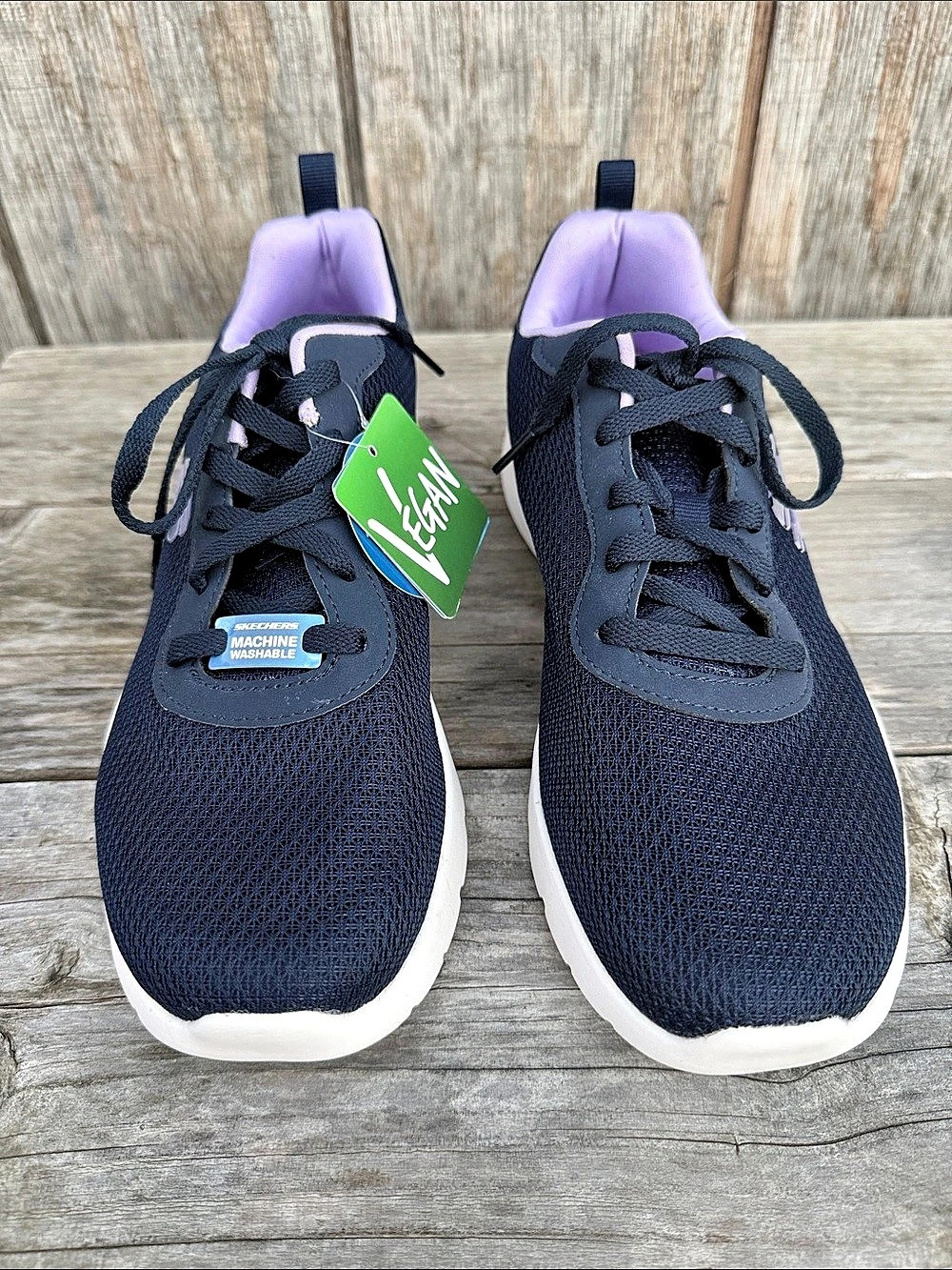 Skechers Summits - Dynamites Quick Lapse Navy & Purple US 10 NWT Memory Foam